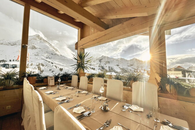 Speisesaal mit Ausblick