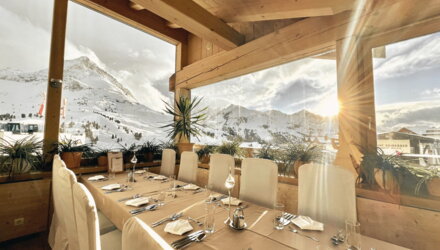 Speisesaal mit Ausblick